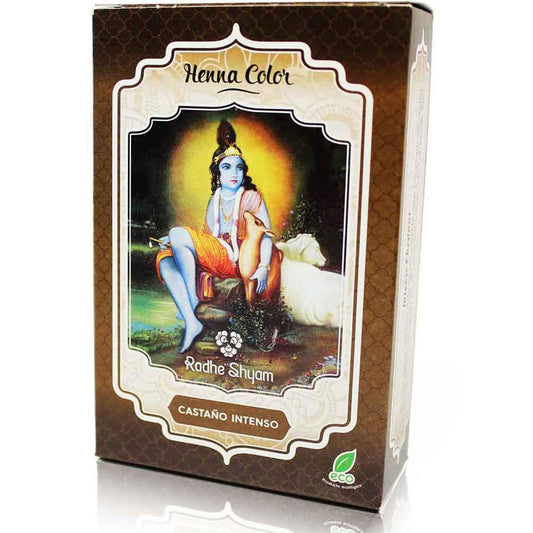 Pó de Henna Castanho Intenso Radhe 100 g