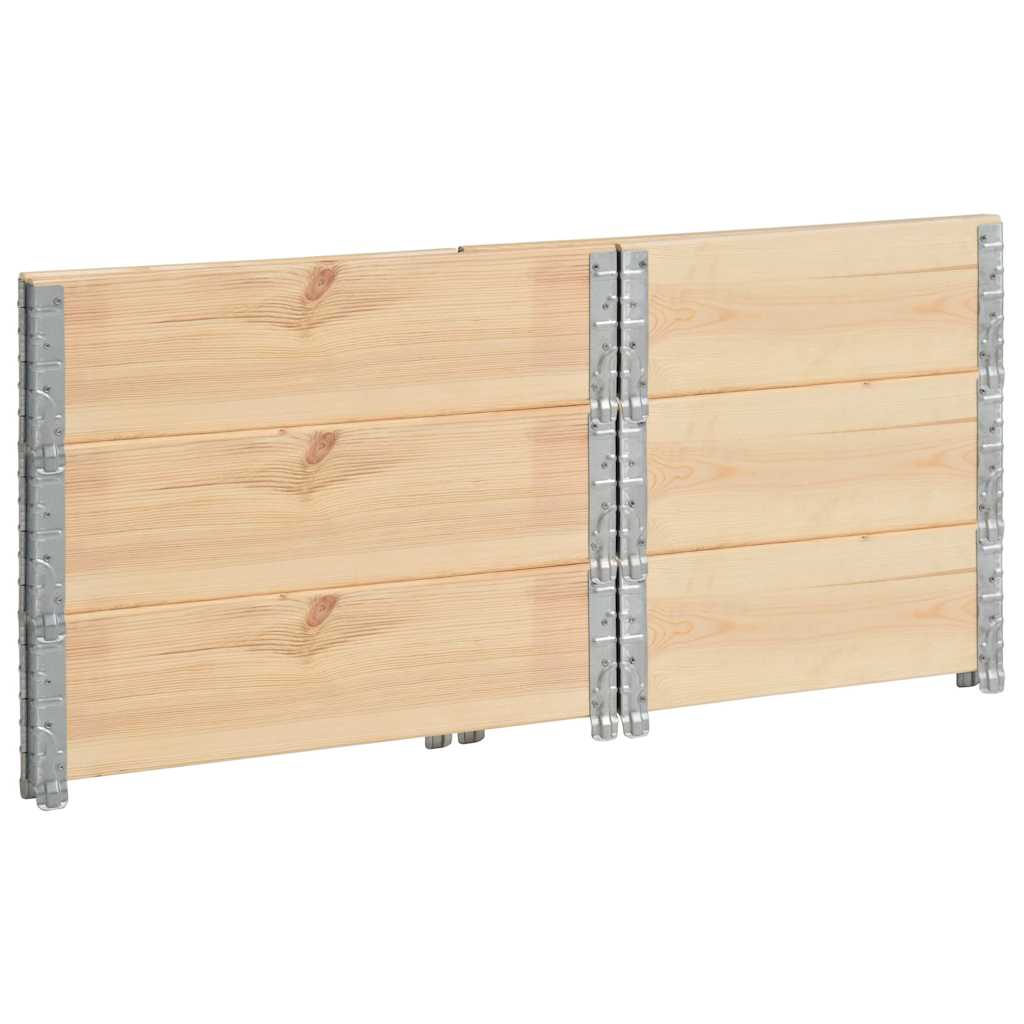 Arriates De Madera Maciza De Pino 3 Unidades 60x80 Cm_3