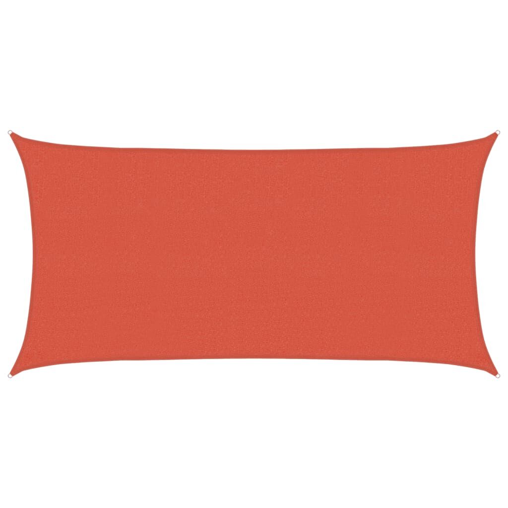 Vidaxl Toldo De Vela Hdpe Terracota 160 G/m² 2,5x5 M_0