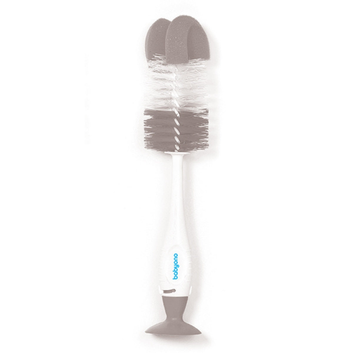 Babyono Cepillo Limpia Biberones Botellas Y Tetinas Con Ventosa_0