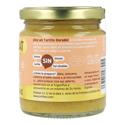 Embalagem de 2 frascos Smileat Orgânicos Dourados de Frango com Arroz +6 Meses, 230g