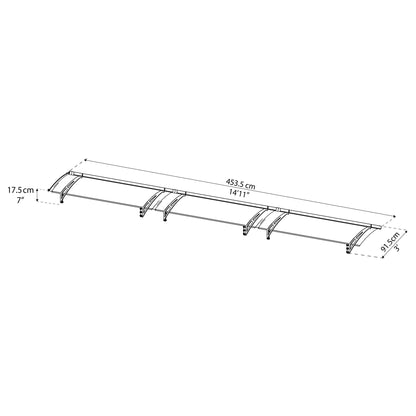 Marquise Áquila 453x91 cm 