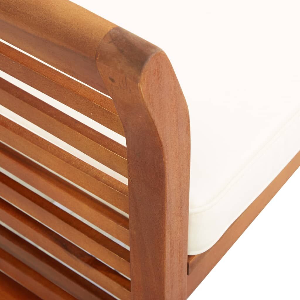 Vidaxl Set Comedor De Jardín 5 Pzas Y Cojines Madera Maciza De Acacia_4
