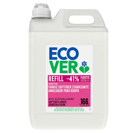 Amaciador de Roupa Ecover Flor de Maçã e Amêndoa 5 L