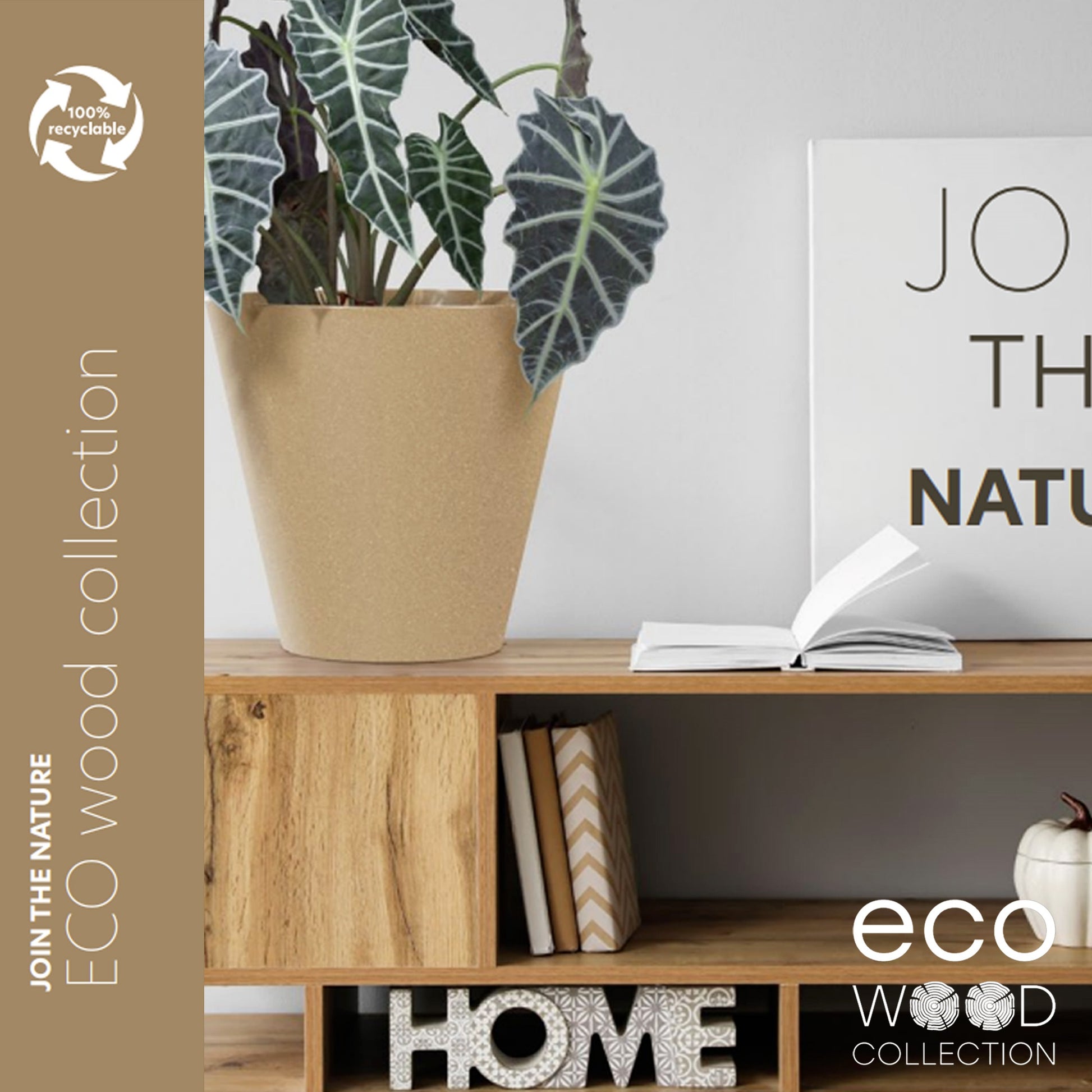 Macetero Alto Y Redondo,sin Depósito , De 20x20x38,1cm, Capacidad De 4 L.