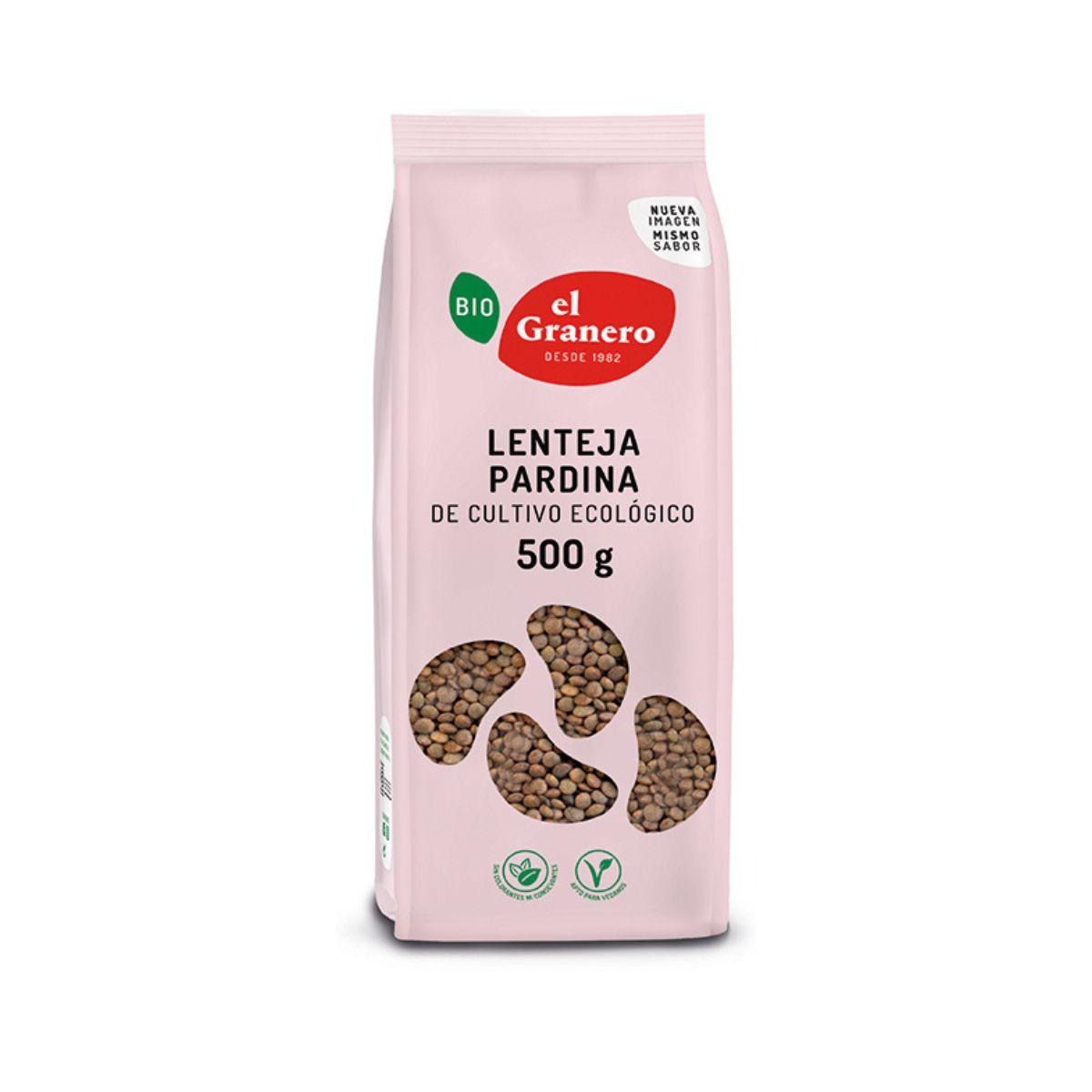 Lentilhas Pardina Biológicas El Granero, 500 g