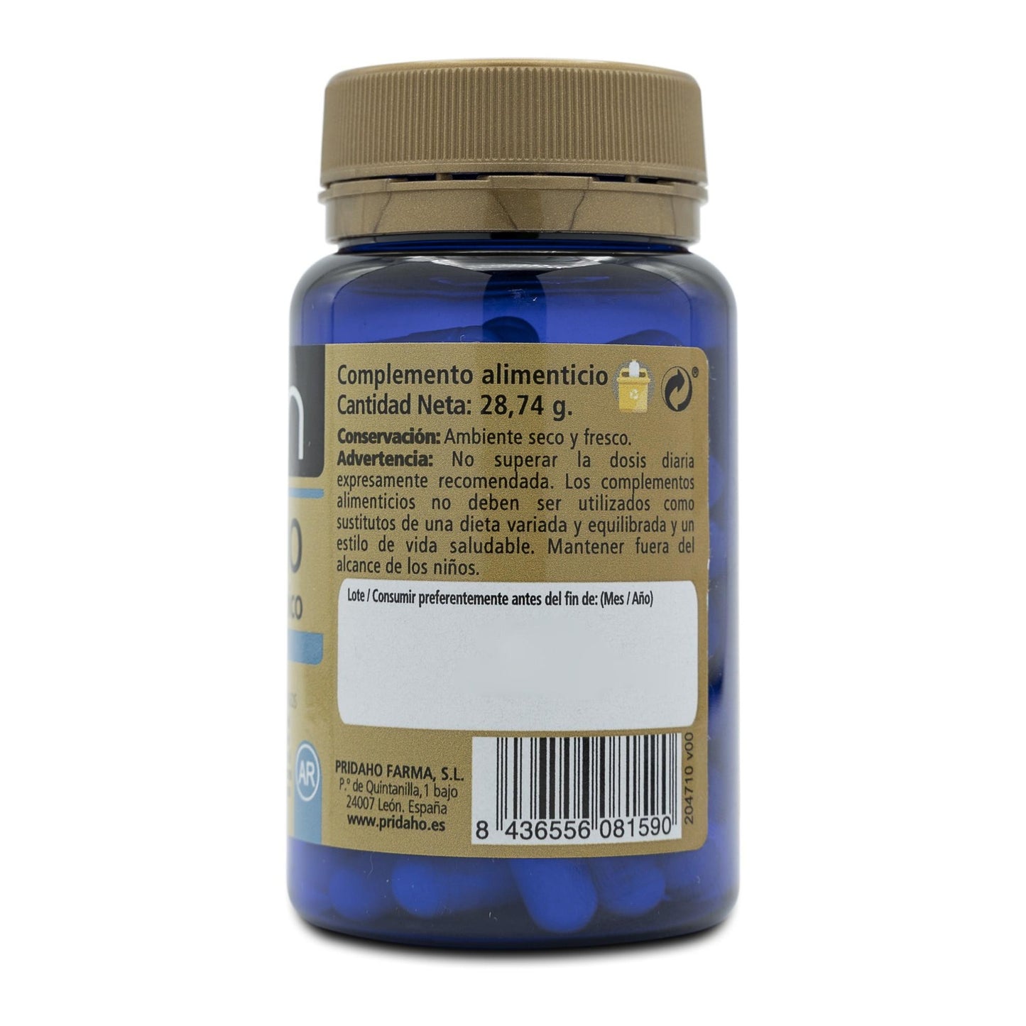 Colagénio + Ácido Hialurónico SANON 60 cápsulas de 479mg FR
