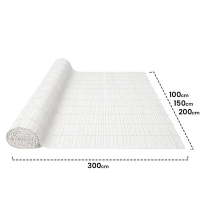 Cañizo Pvc Doble Cara 20 Mm Surfcane 20 Mm 1,5x3 M Blanco Nortene_1