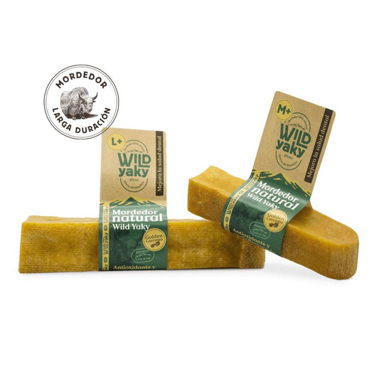 Barra de leite de iaque do Himalaia Wild Yaky Golden Teether com curcuma Wild Balance 1 unid.