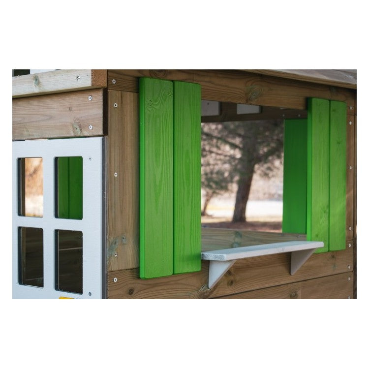 Casita De Madera Masgames Lollipop Verde Sin Suelo De Madera._3