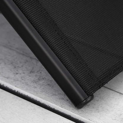 Outsunny Conjunto De 2 Tumbonas Plegables Con Reposapiés 170x62x68 Cm Negro_4