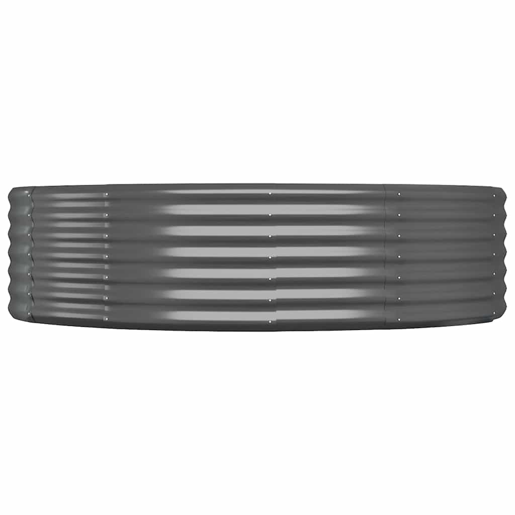 Jardinera Arriate Acero Galvanizado Antracita 140x140x36cm_2