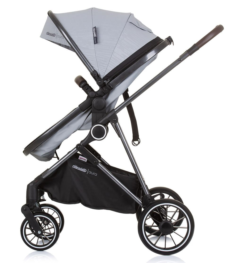 Carrito De Bebé Trio Convertible Aura Hasta 22 Kg Ash Grey_2