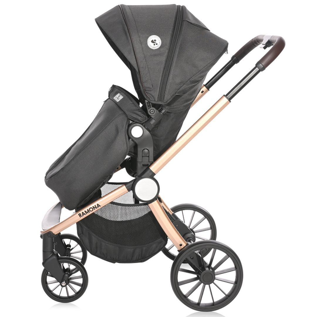 Carrito De Bebé Ramona Trío Capazo Duro Luxe Black_2