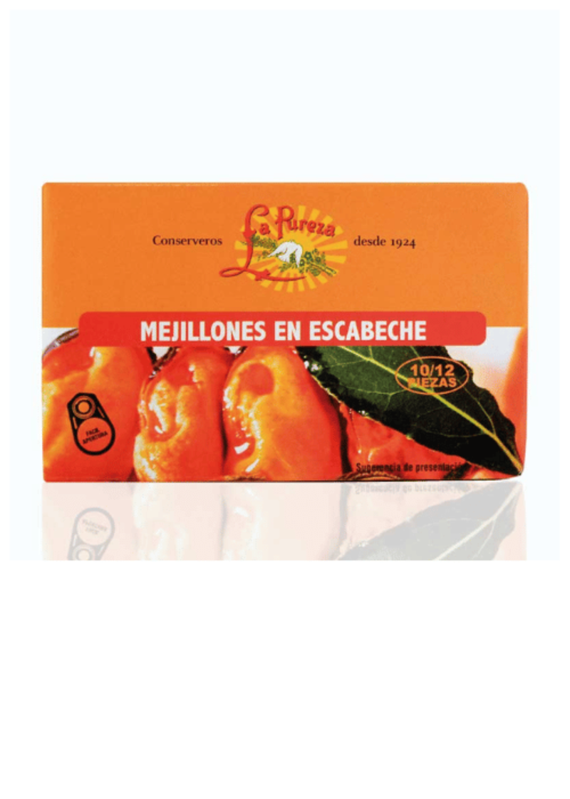 Mejillones En Escabeche (medianos 10/12) 120ml - La Pureza_0