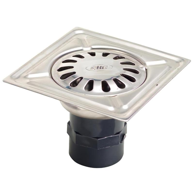Sumidero Acero Inoxidable  100x100 Mm. Toma De 38 Mm._0