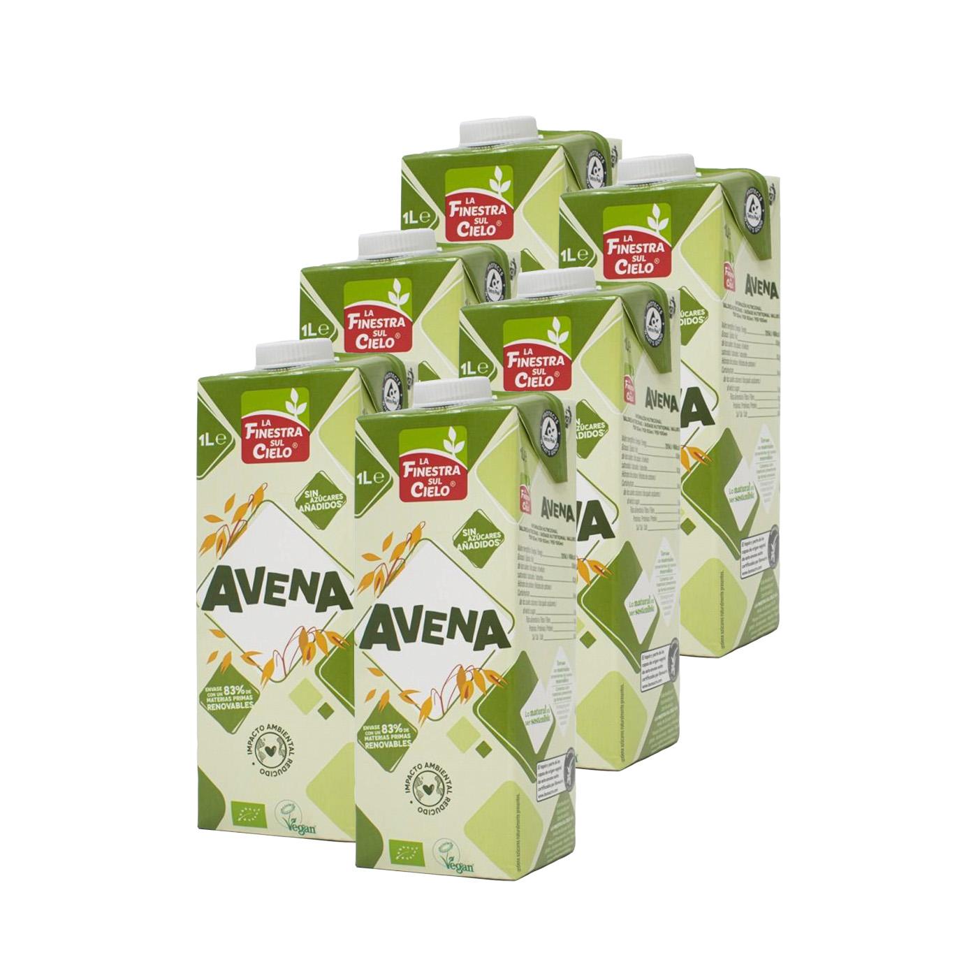 Pack 6 x Bebida de Aveia La Finestra Sul Cielo 1 L