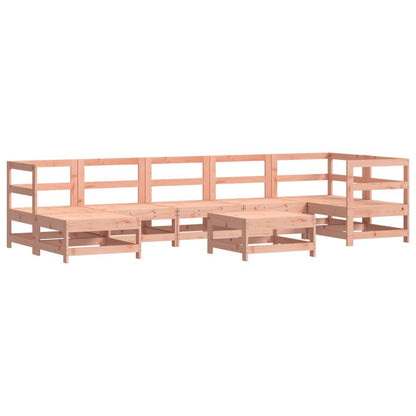 Vidaxl Juego De Muebles De Jardín 8 Pzas Madera Maciza Abeto Douglas_0