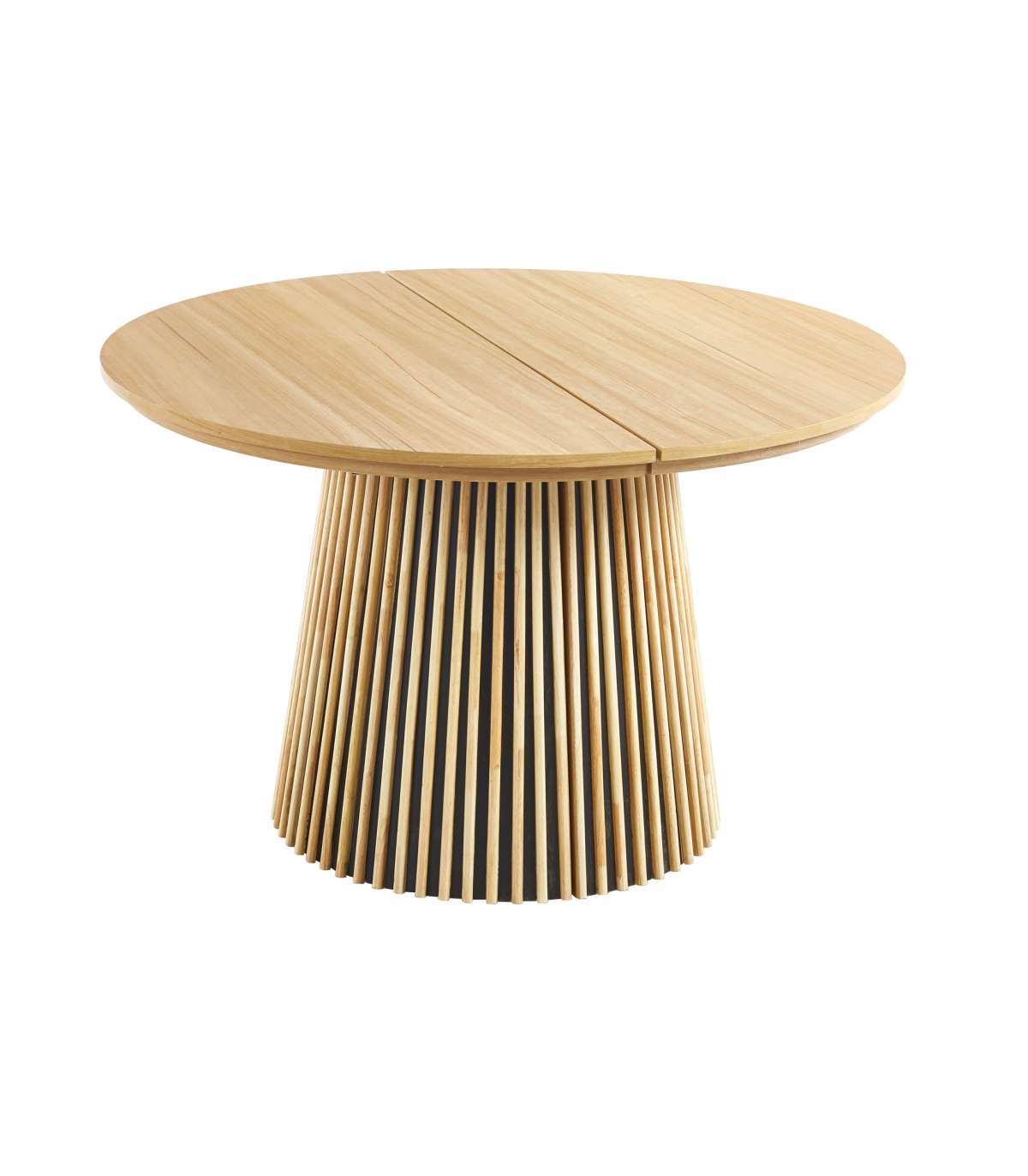 Mesa Redonda Extensible Md-keanu Acabado Oak, 75cm(alto ) 120/160/200cm(ancho) 120cm(largo_0