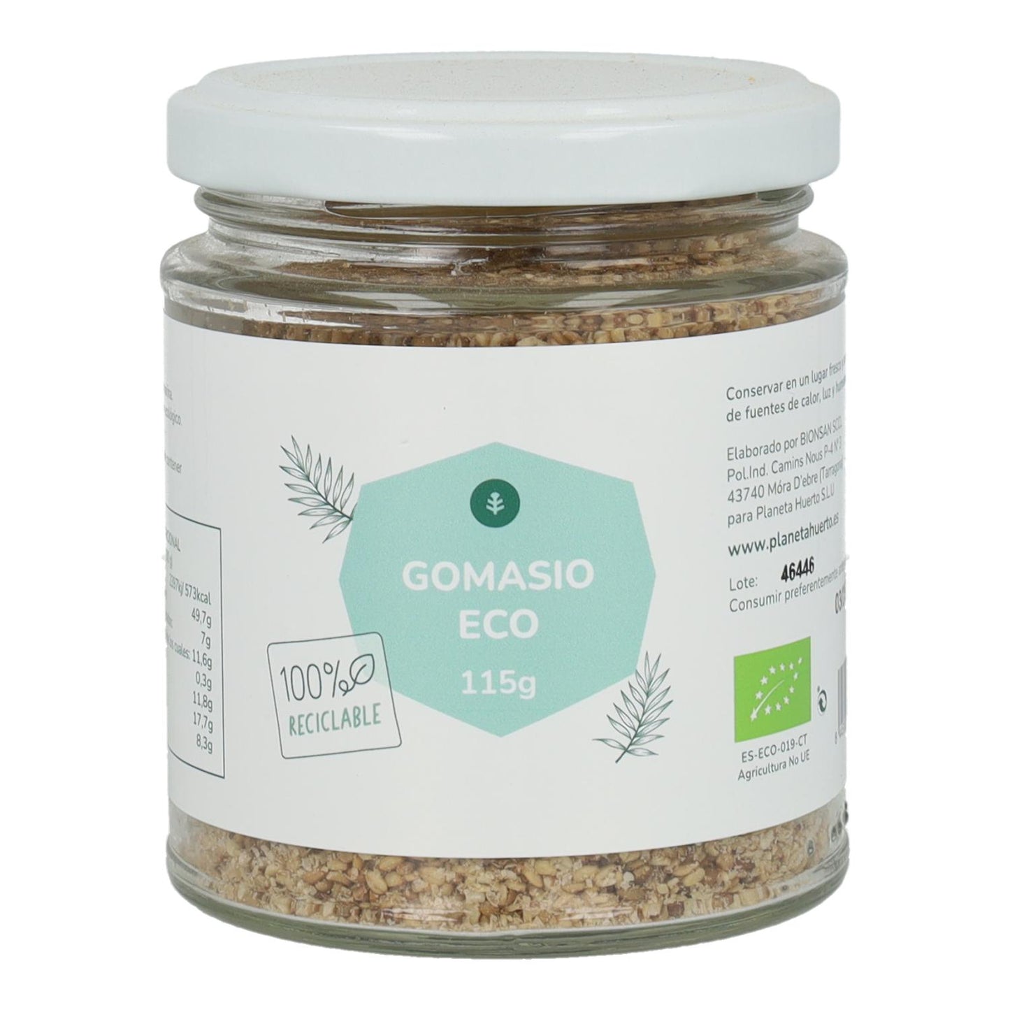 Gomásio Eco, Planeta Huerto, 115 g