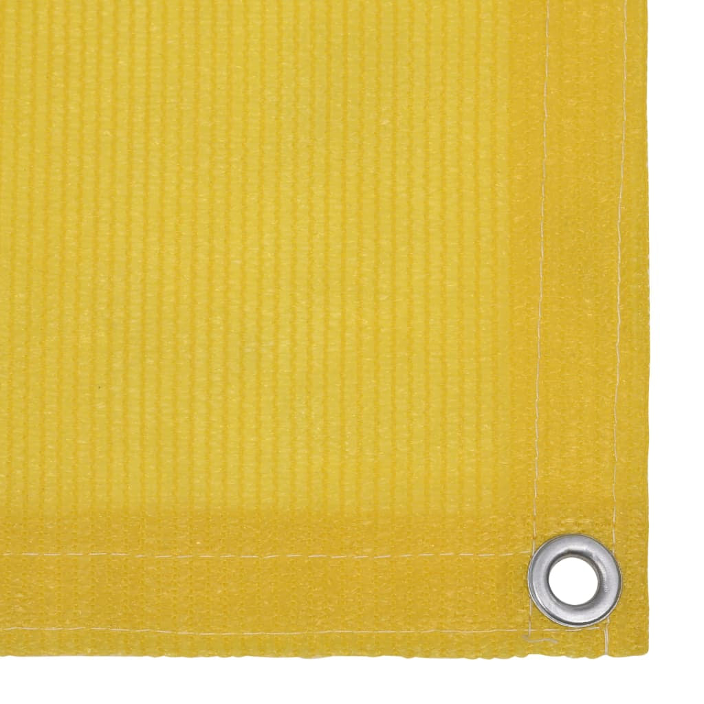 Vidaxl Toldo Para Balcón Hdpe Amarillo 75x300 Cm_1