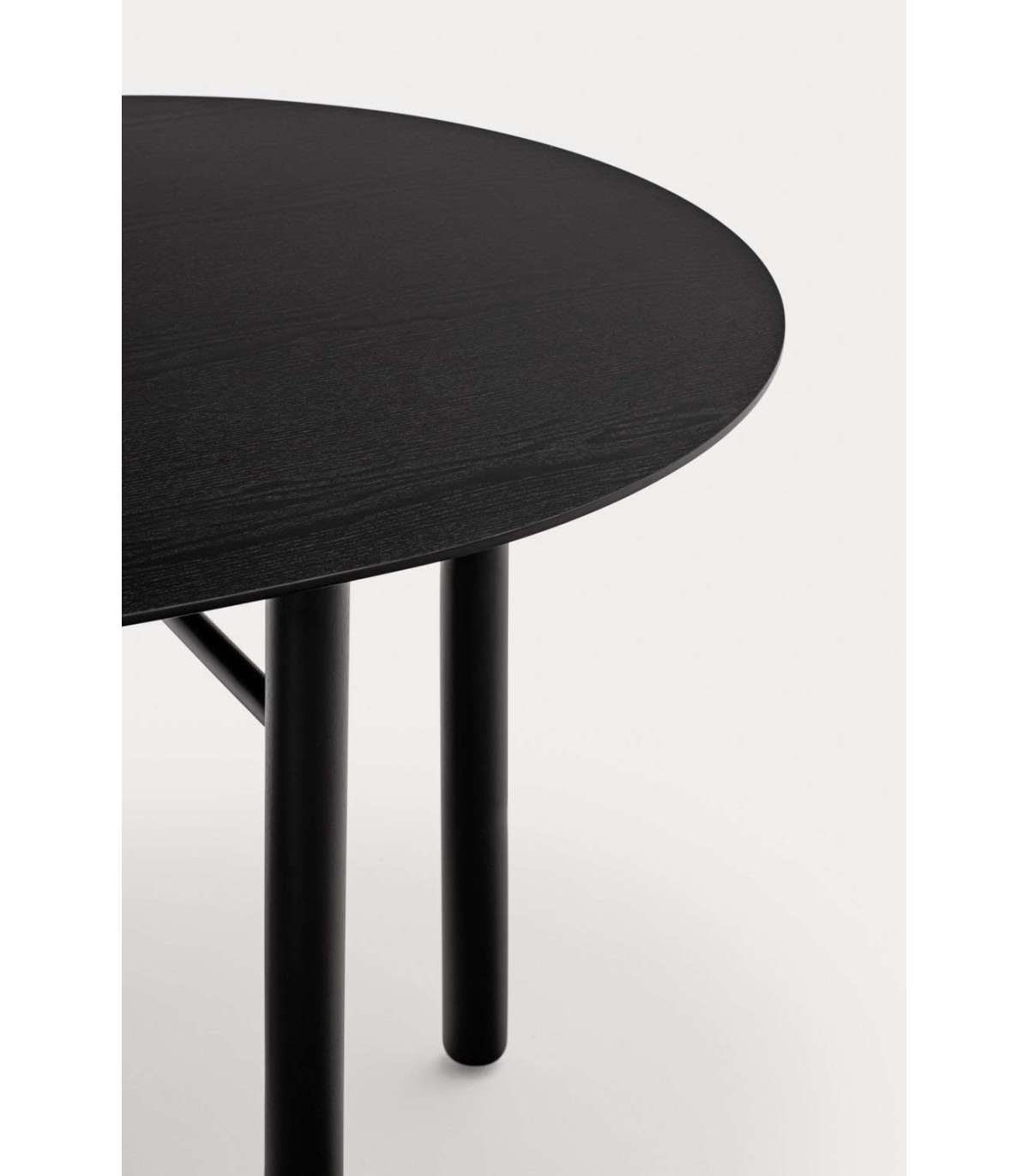 Mesa Ovalada Para Cocina O Comedor Modelo Junco Acabado Negro, 100cm(ancho) 75cm(alto) 200_3
