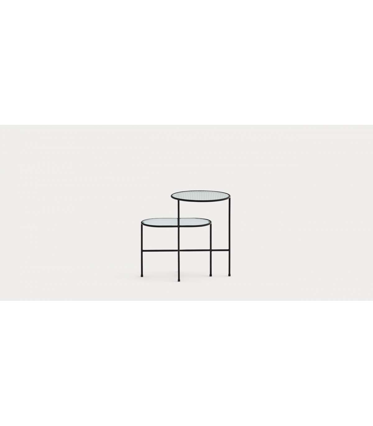 Mesa Auxiliar Modelo Nica Acabado Negro, 38/56cm(alto) 60cm(ancho) 40cm(fondo)_1