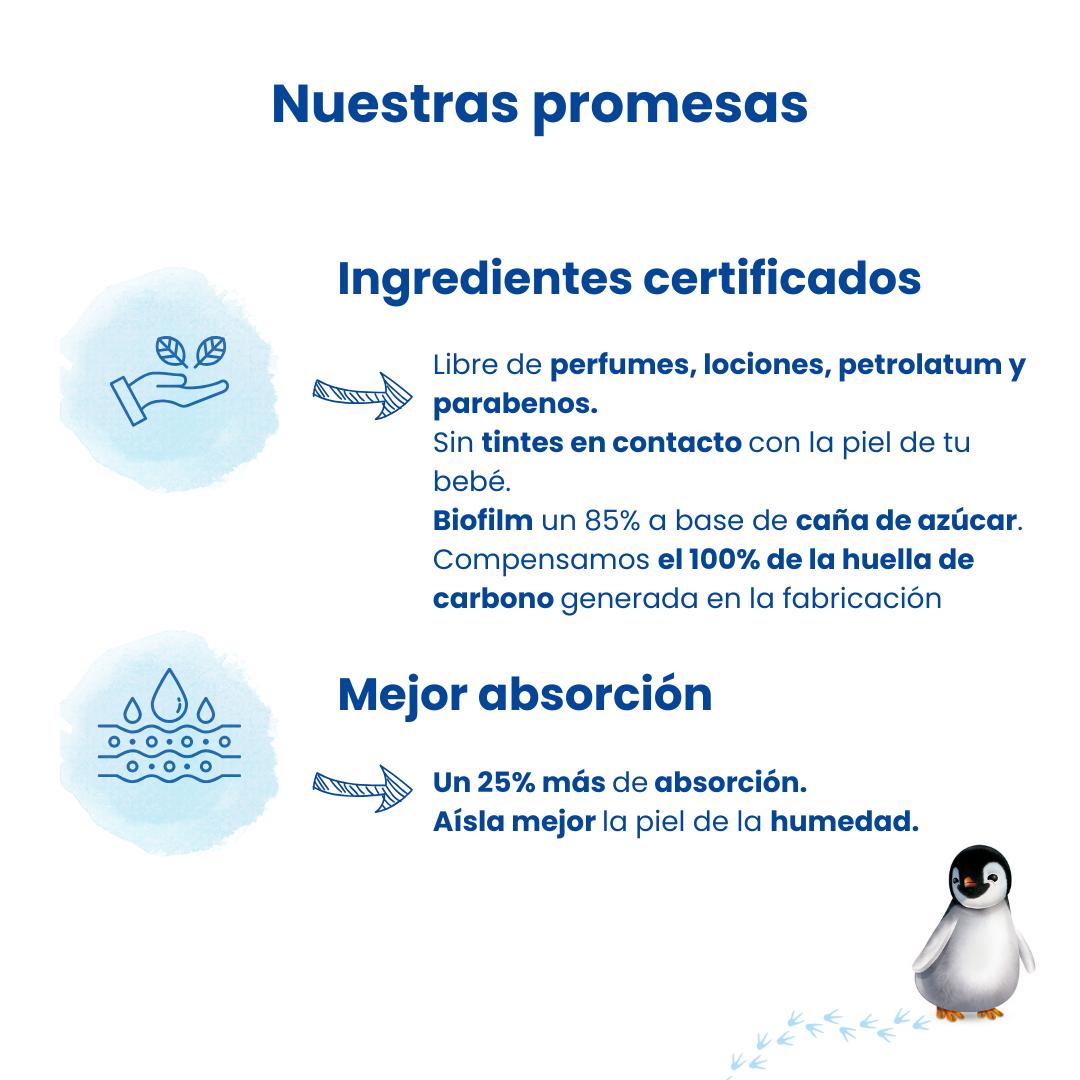 Fraldas T2 (3-6kg) Pingo 42 Unidades