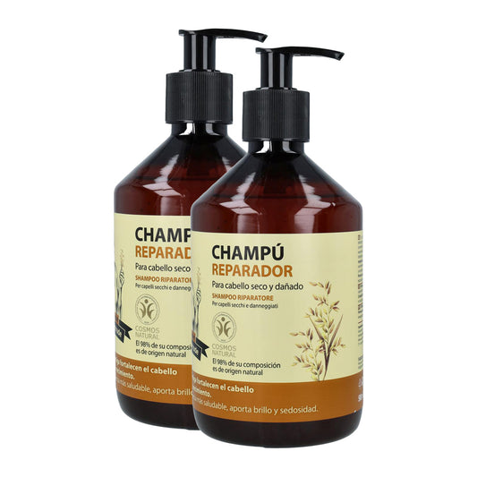 Pack de 2 Champôs Reparadores Oma Gertrude para Cabelos Secos e Danificados 500 ml