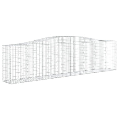 Cestas De Gaviones 8 Uds Forma De Arco Hierro 400x50x100/120 Cm_2