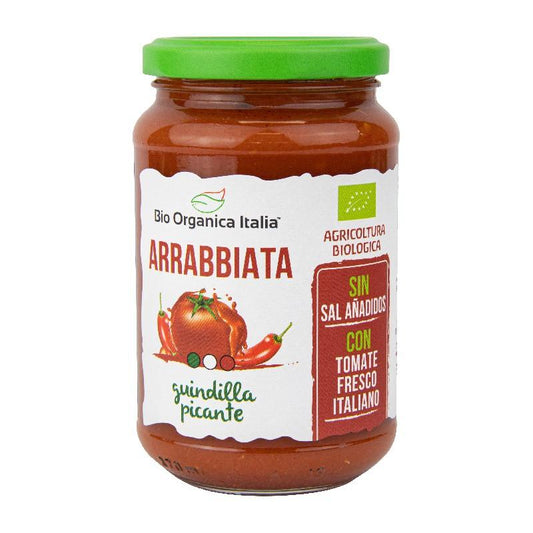 Molho de Tomate Picante Arrabiata Bio Organica Italia 325 ml