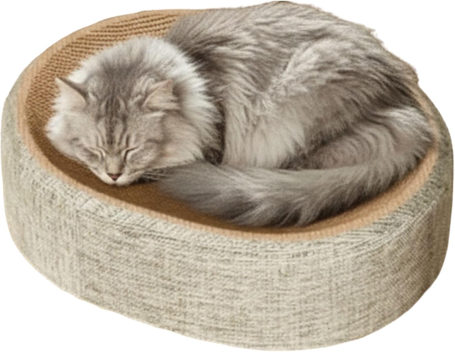 Rascador Para Gatos Caleta Tipo Cuenco 2 En 1 De Sisal Althea Living 13x43x43cm_1