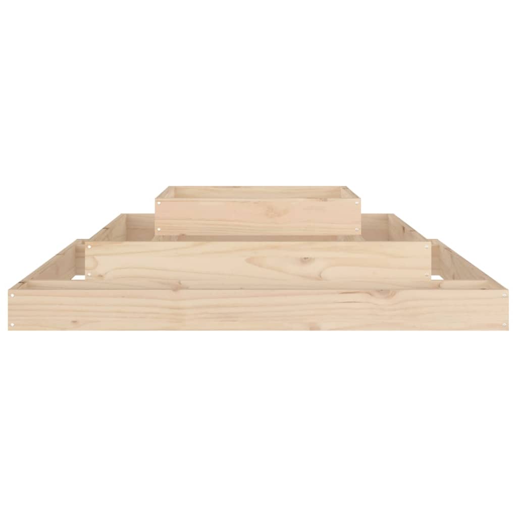 Jardinera De Madera Maciza De Pino 110x110x27 Cm_4