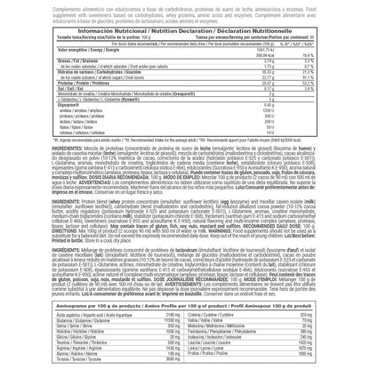 Gainer Mass Formula - 3 Kg - Batido Chocolat - Aumenta La Masa Muscular - Masmusculo_4