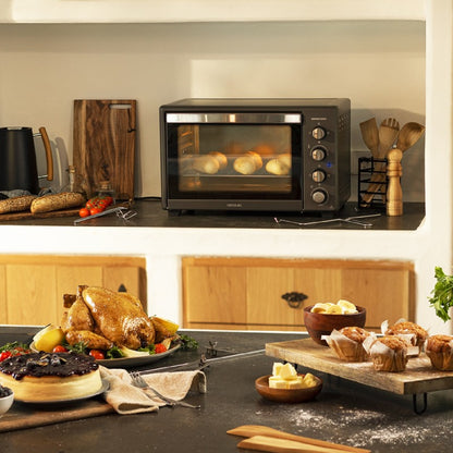Cecotec Horno Sobremesa De Convección Bake&toast 4500 Black Gyro. 2000 W Capacidad 45 L 12 Funciones Combinables Incluye_4