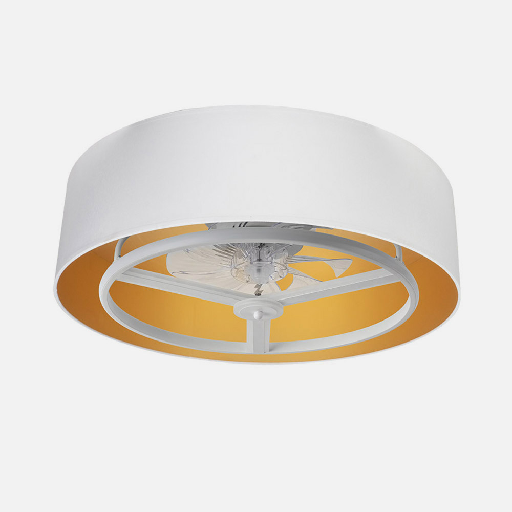 Ventilador Dc Anuska 60w Blanco/oro 8 Aspas 6 Veloc. 70d 5100lm 3col Remoto,memoria,reg.intensidad,temporizador_3