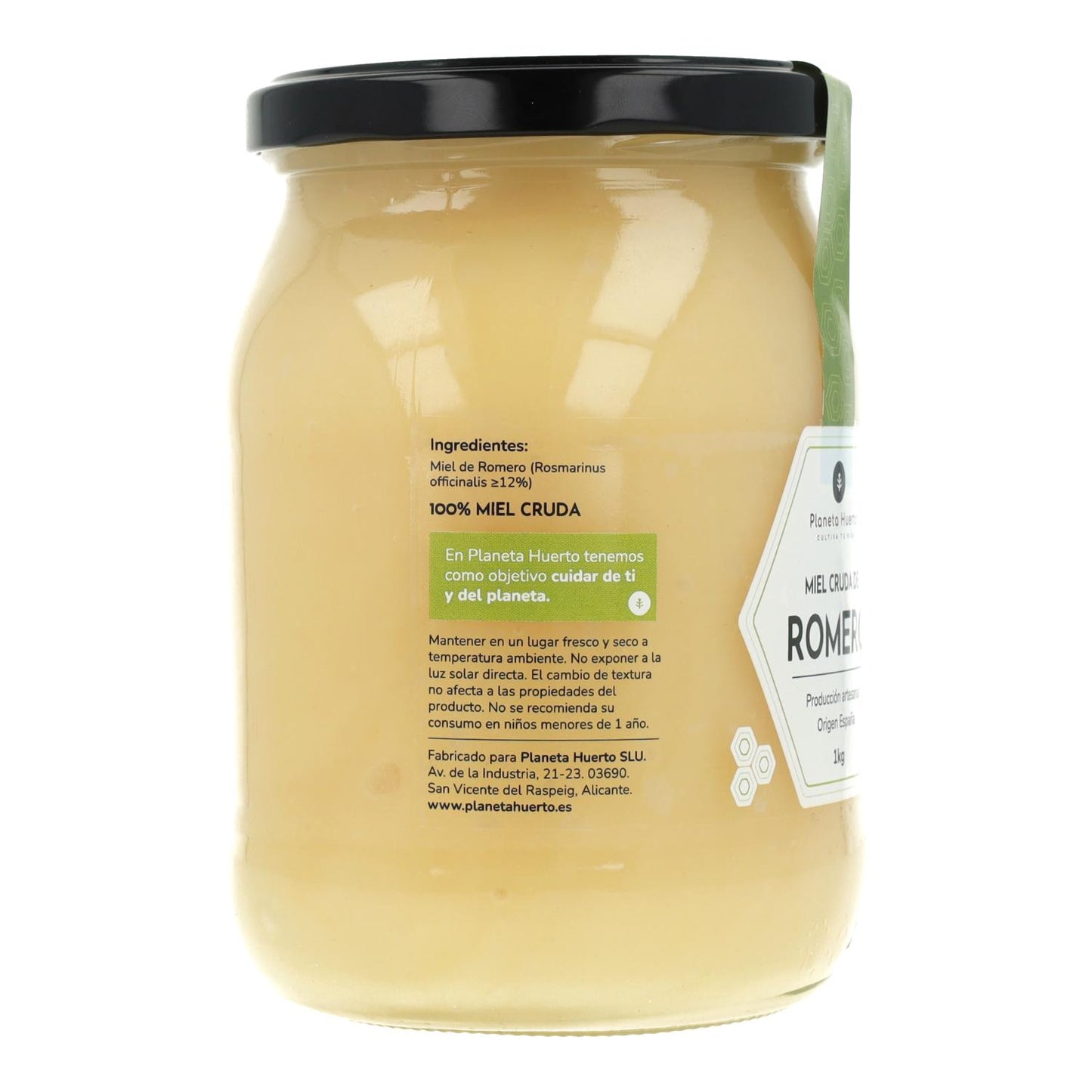 Pack 6x Miel Cruda de Romero Planeta Huerto 1 Kg