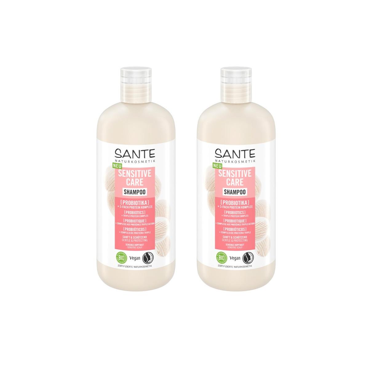 Pack de 2 Champôs Sante Probióticos Sensitive Care 500 ml