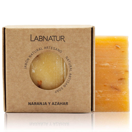 Jabón Natural Artesano de Naranja y Azahar Labnatur 100 g | Ilumina y Revitaliza | Vegano_0