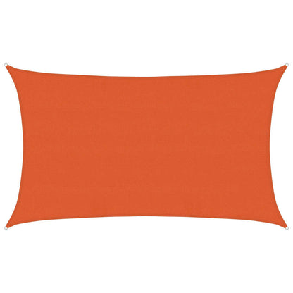 Toldo De Vela Rectangular Hdpe Naranja 160 G/m² 5x8 M_0