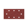 10 folhas de lixa adesivas para lixadora orbital 93 x 190 mm Wolfcraft