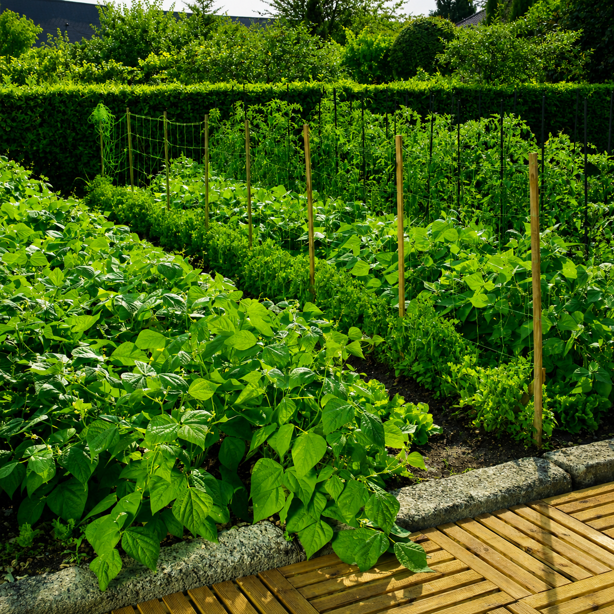 Malla Para Entutorar Trellinet 2x10 M Verde Nortene_1