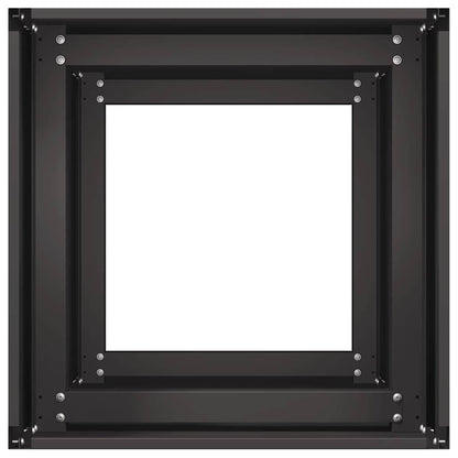 Jardinera De Acero Laminado En Frío Negro 40x40x80 Cm_4