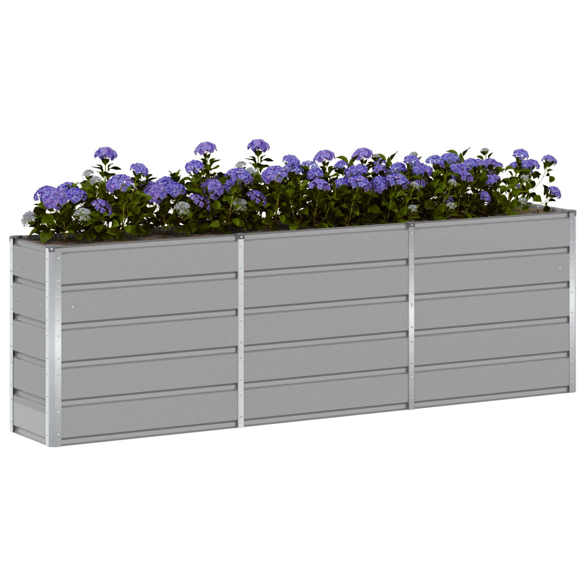 Jardinera Gris Claro 240 X 40 X 75 Cm Acero_2