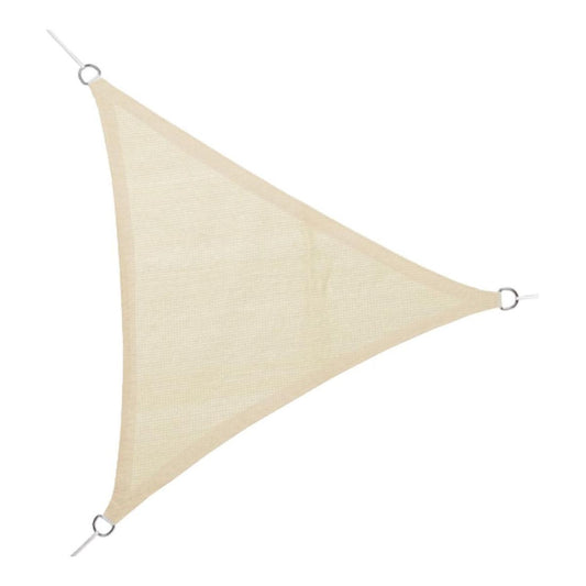 Toldo Vela 150Gr. (PEAD) Triangular Bege 5X5X5 M Faura 