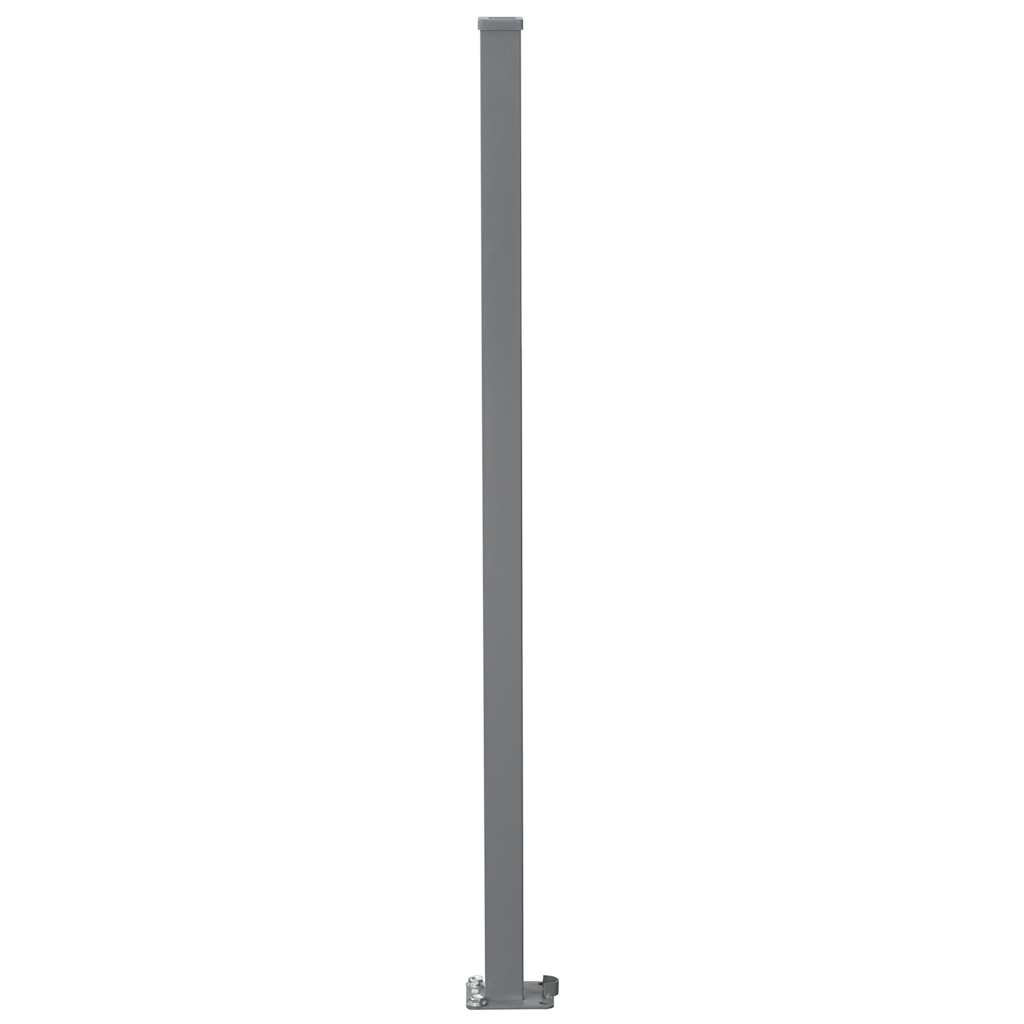 Toldo Lateral Retráctil Marrón 180x600 Cm_4