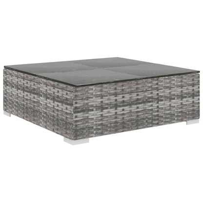 Vidaxl Set De Muebles De Jardín 8 Pzas Y Cojines Ratán Sintético Gris_5