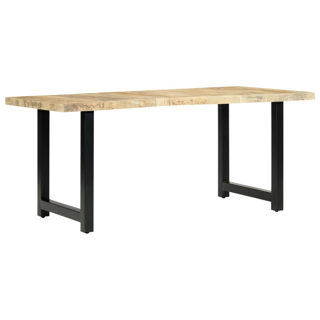Mesa De Comedor De Madera Maciza De Mango 180x90x76 Cm_0
