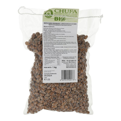 Chufa seca orgânica da DO de Valência