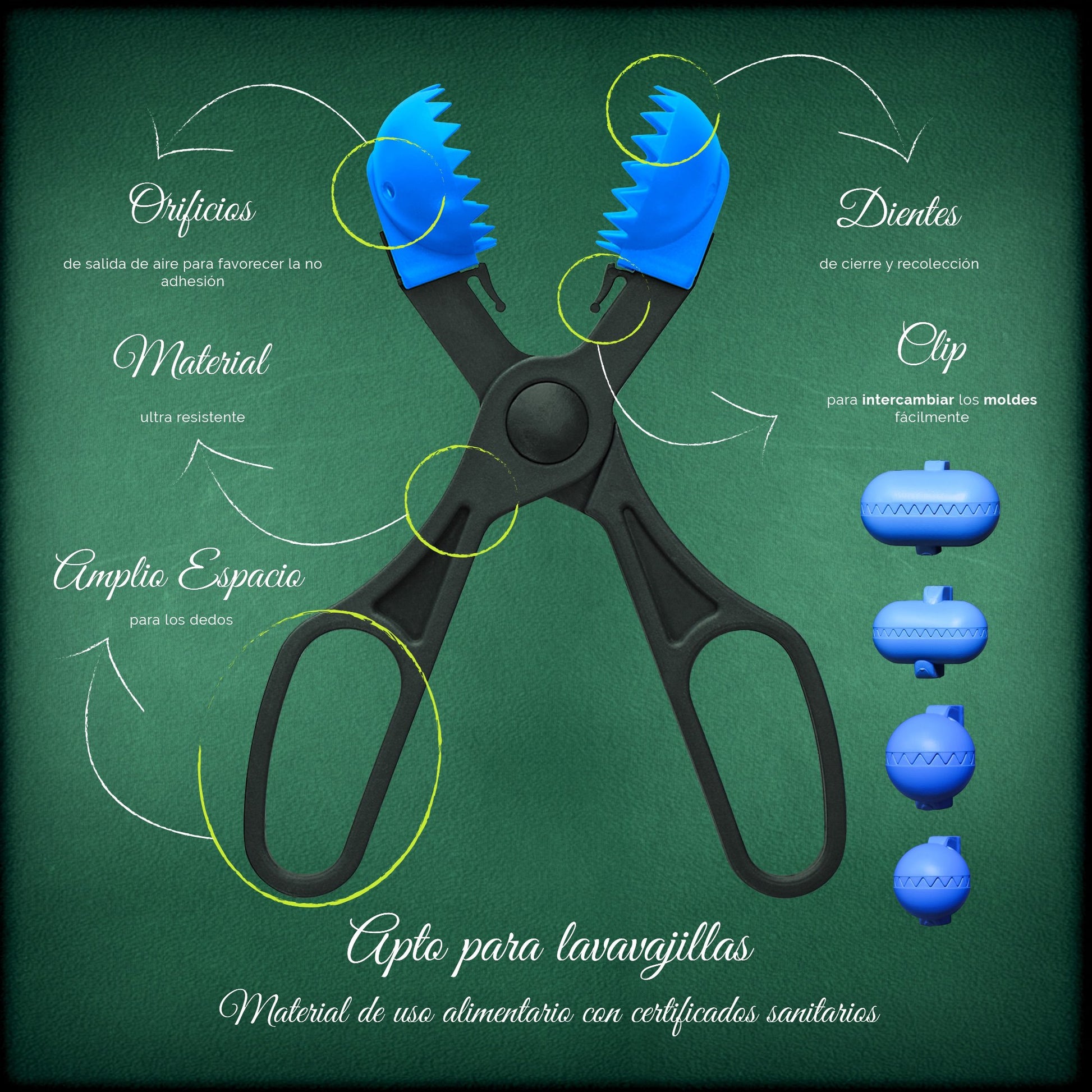 Pack De 3 Sartenes San Ignacio  Ø16cm Ø20cm Ø24cm + Utensilio Multiusos Con 4 Moldes Intercambiables + 20 Bandejas De Conservación